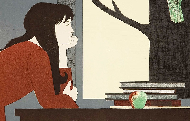 Detail from “Silent Seasons, Autumn” by Will Barnet, part of “Will Barnet: Seasons of Life,”  on display starting Saturday the Arkansas Museum of Fine Arts.
(Special to the Democrat-Gazette/Arkansas Museum of Fine Arts Foundation Collection)