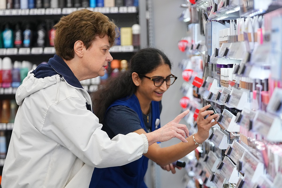 Walmart cosmetics area gets a makeover