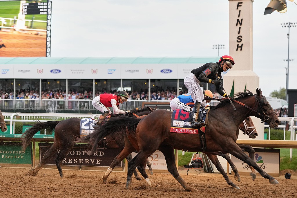 Golden Tempo wins Kentucky Derby; Arkansas Derby winner Renegade places second