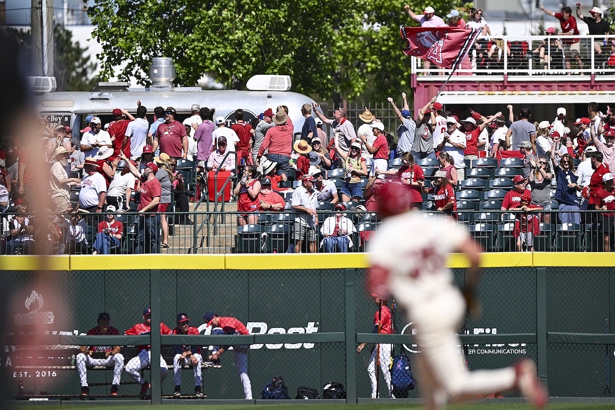 'Thought it was going to hit my face': Kuhio Aloy's home run in Arkansas vs. Ole Miss lands inside food truck