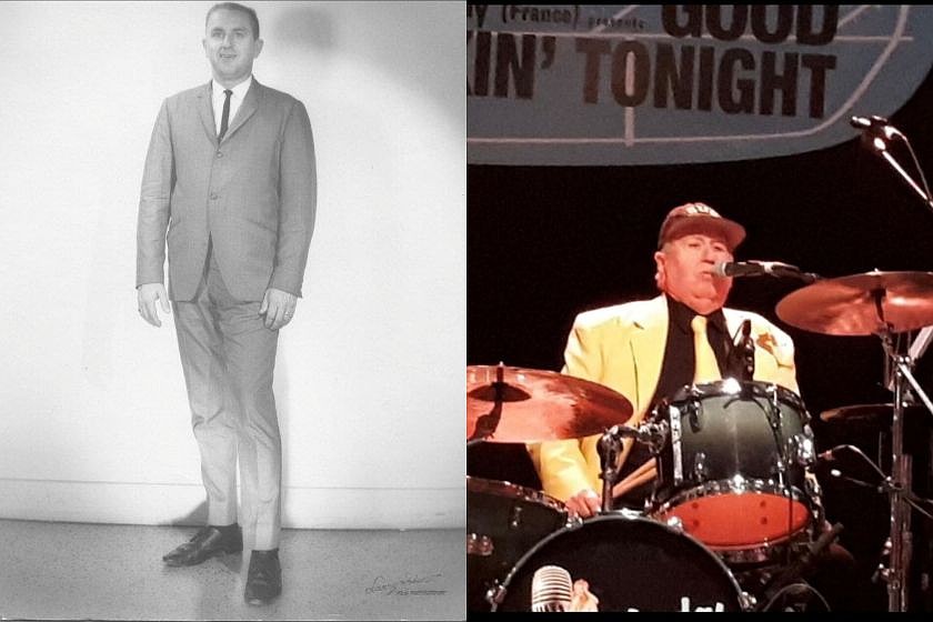 Tony Liddle IT TAKES A LIFETIME: Artist played his drums with big rockabilly bands ...