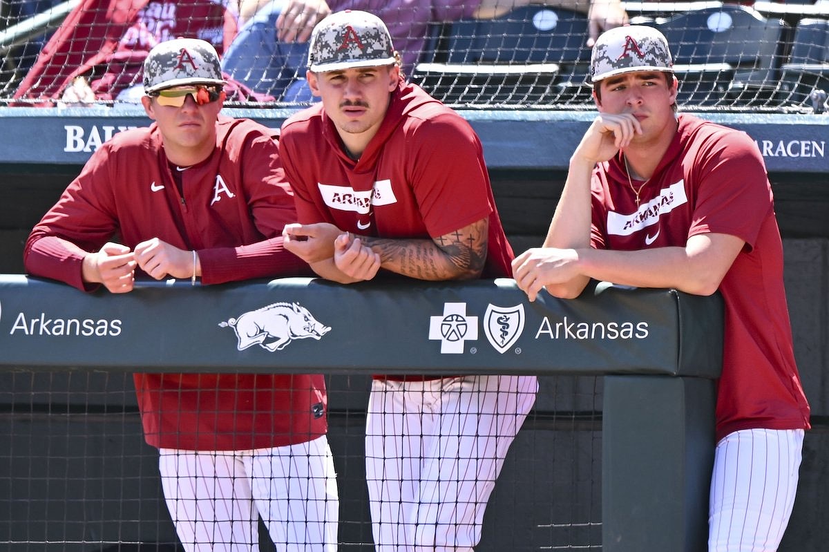 Arkansas baseball notebook: Carson Wiggins unlikely to pitch, DJ Baxendale hired as GM