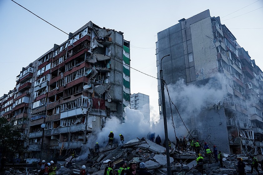 Russia hits Kyiv with drones and ballistic missiles, killing 1 and ...
