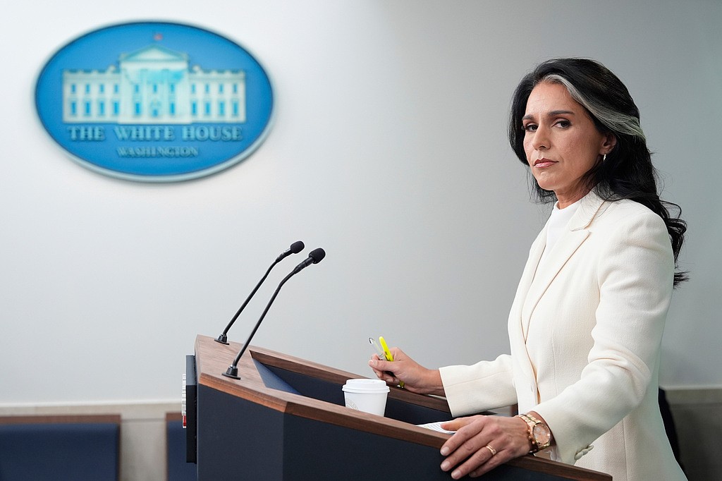 Tulsi Gabbard resigns as director of national intelligence, citing her husband's health