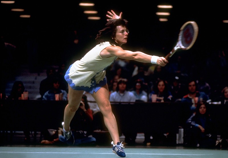 The documentary “Give Me the Ball!” — focusing on tennis legend Billie Jean King — screens Wednesday at the Arkansas Museum of Fine Arts in Little Rock.
(Special to the Democrat-Gazette/©Ellen Griesedieck)