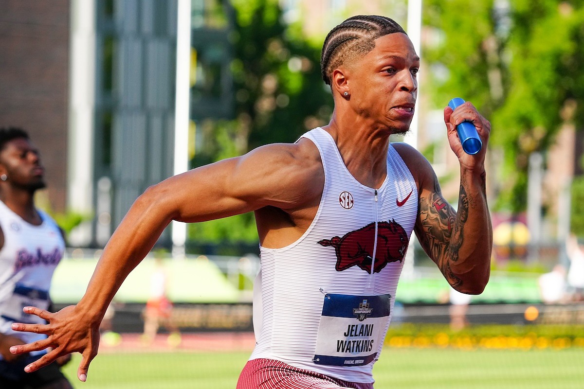Jelani Watkins misses 200 final, Arkansas men's track advances 7 entries to NCAA Outdoor finals