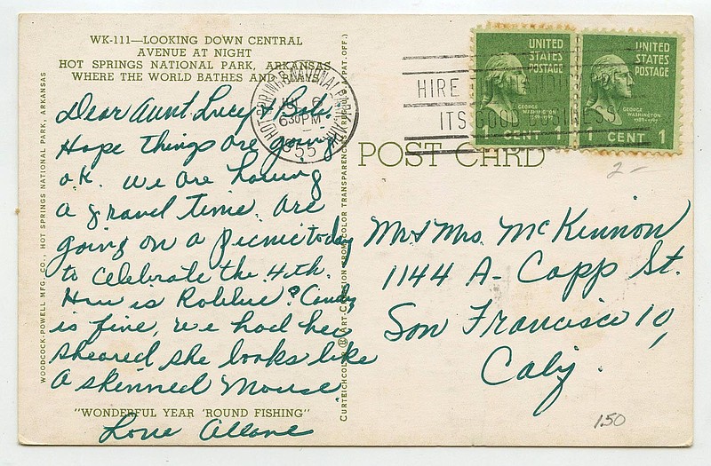 Arkansas Postcard Past: Hot Springs in 1955 | Northwest Arkansas
