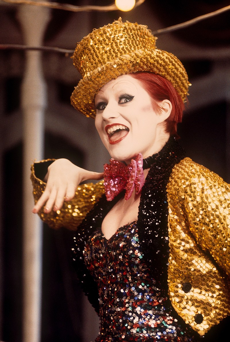 Nell Campbell, who played Columbia in “The Rocky Horror Picture Show,” hosts a Little Rock stop on a 40-city “Spooktacular” tour that will feature a screening of the film with a live local shadow cast performing alongside in sync with the movie, Oct. 20 at Little Rock’s Robinson Center Performance Hall. (Special to the Democrat-Gazette)