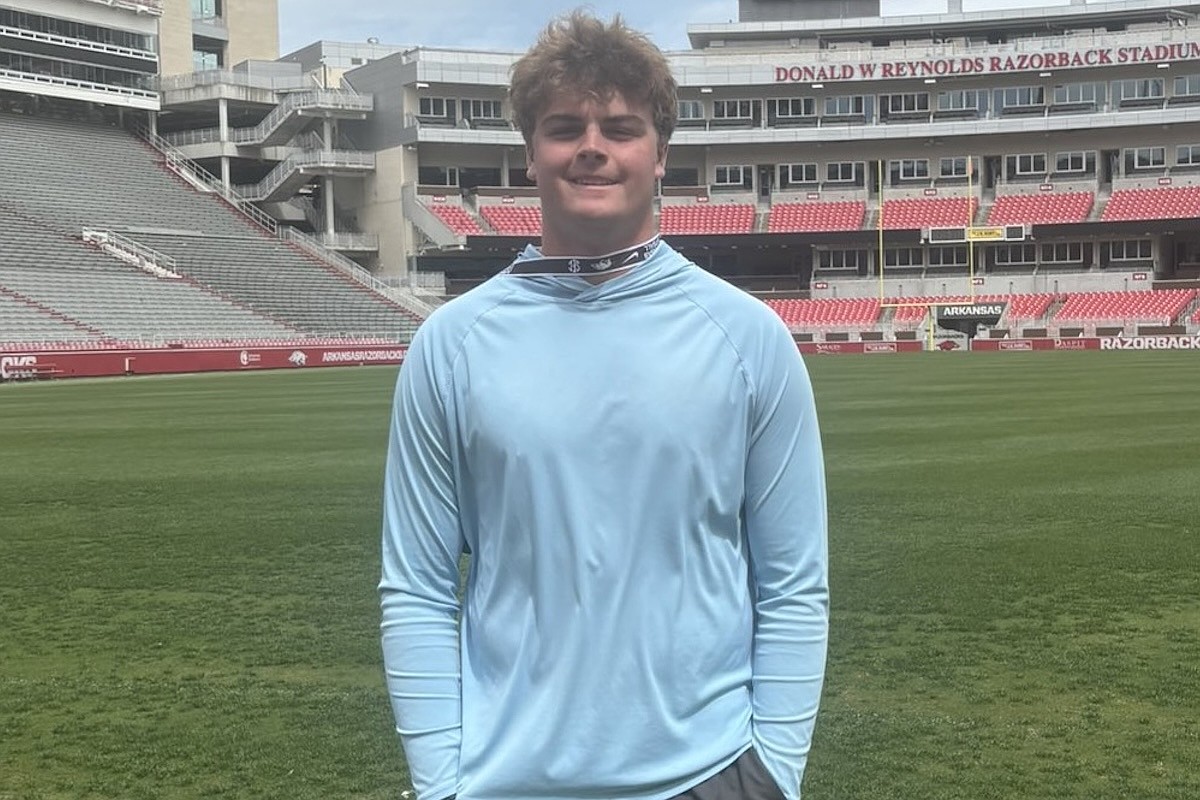 4-star offensive tackle Cannon Zubeck intrigued by Arkansas football