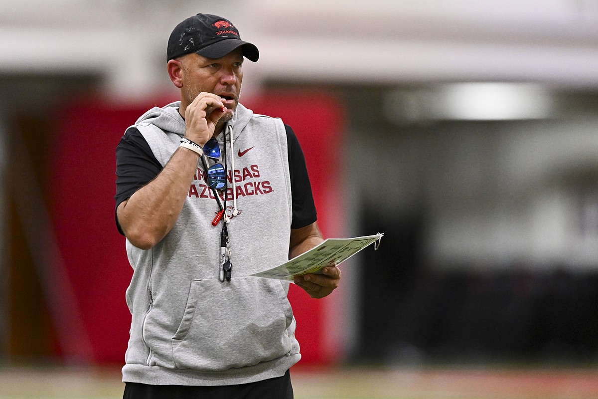 Chad Lunsford press conference: Arkansas football special teams coach, players talk preseason practice