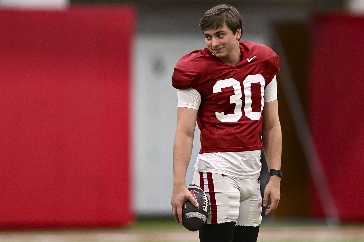 As field goals get longer, Arkansas football kicker Max Gilbert confident in his range