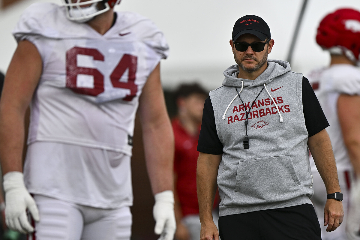 Ryan Silverfield, Jeff Myers bring track record of offensive line success from Memphis to Arkansas