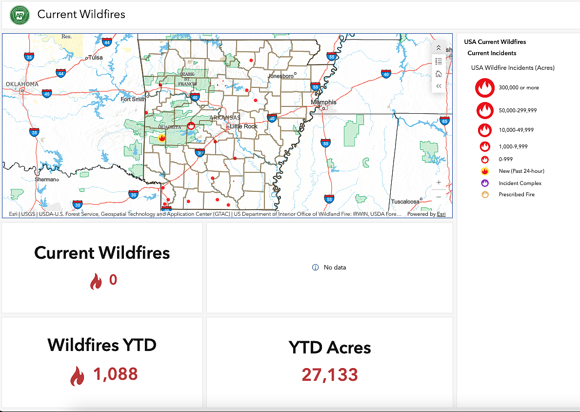 State responds to wildfire risk with fire tracker dashboard