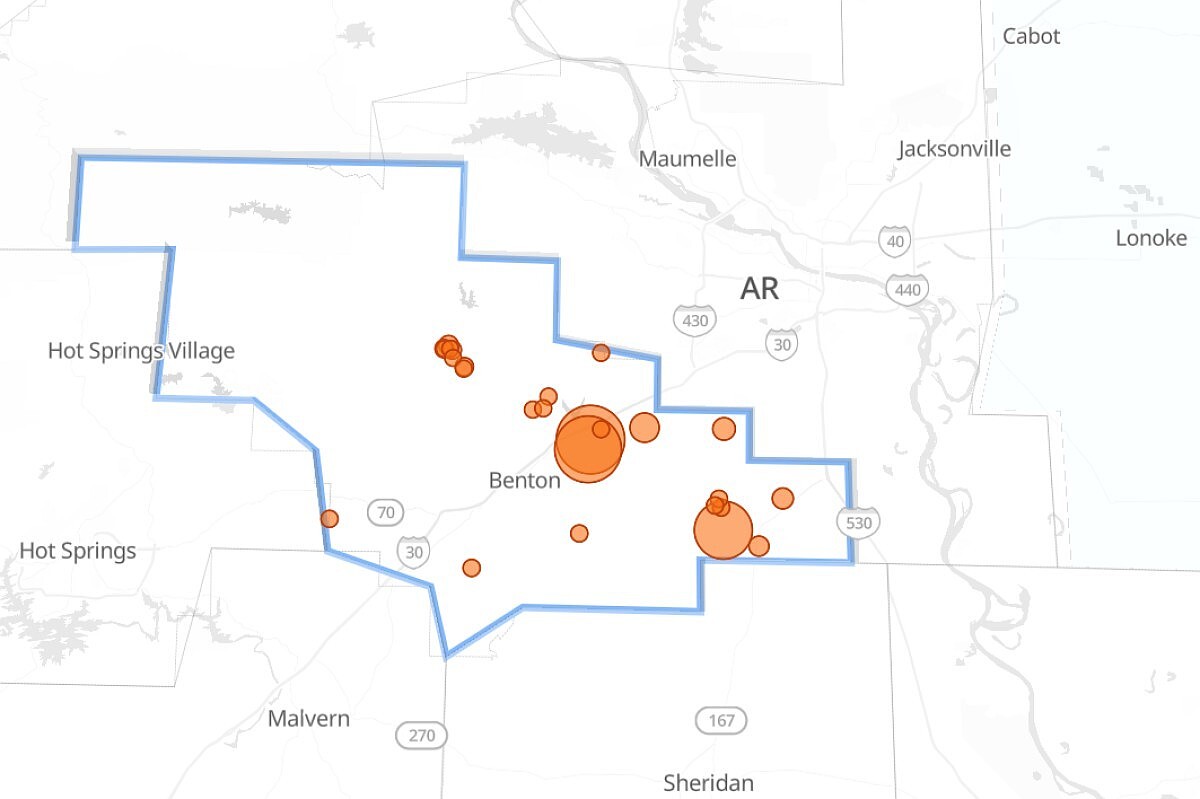 Saturday night storms leave thousands without power in Saline County | Arkansas Democrat Gazette