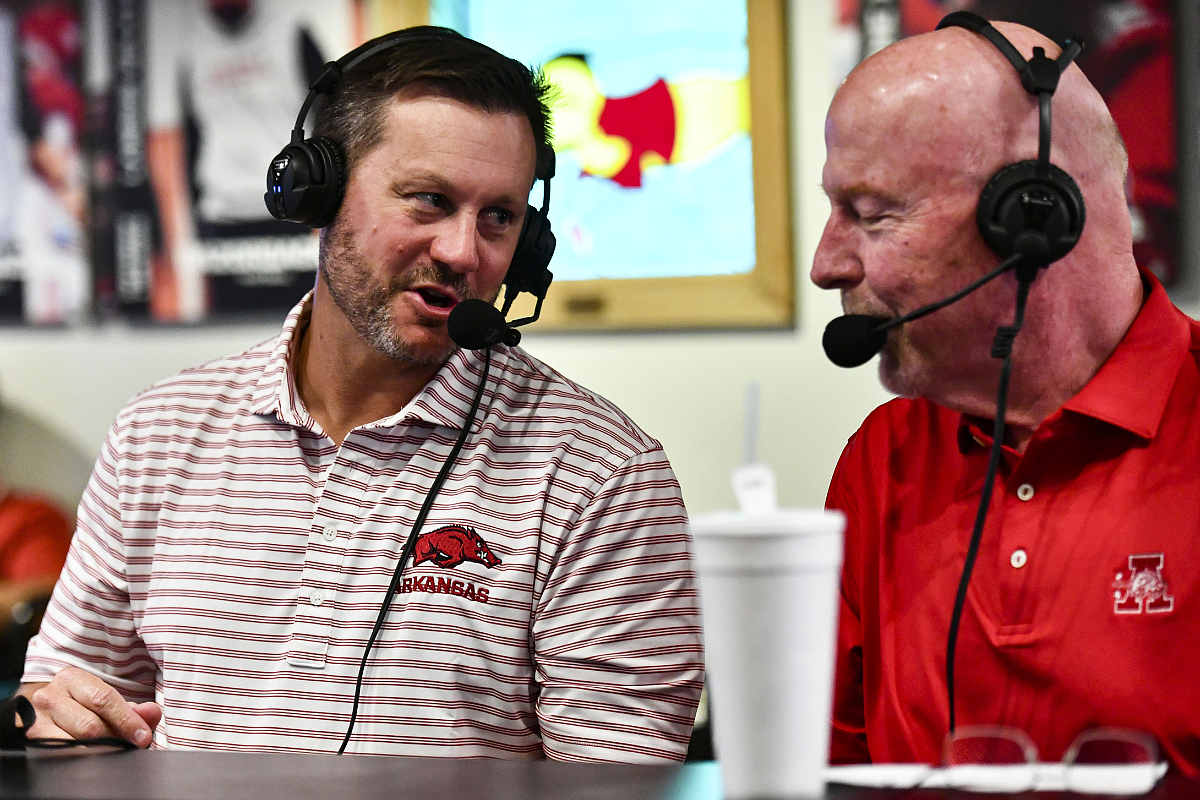 What Arkansas football coach Ryan Silverfield said during his first weekly radio show