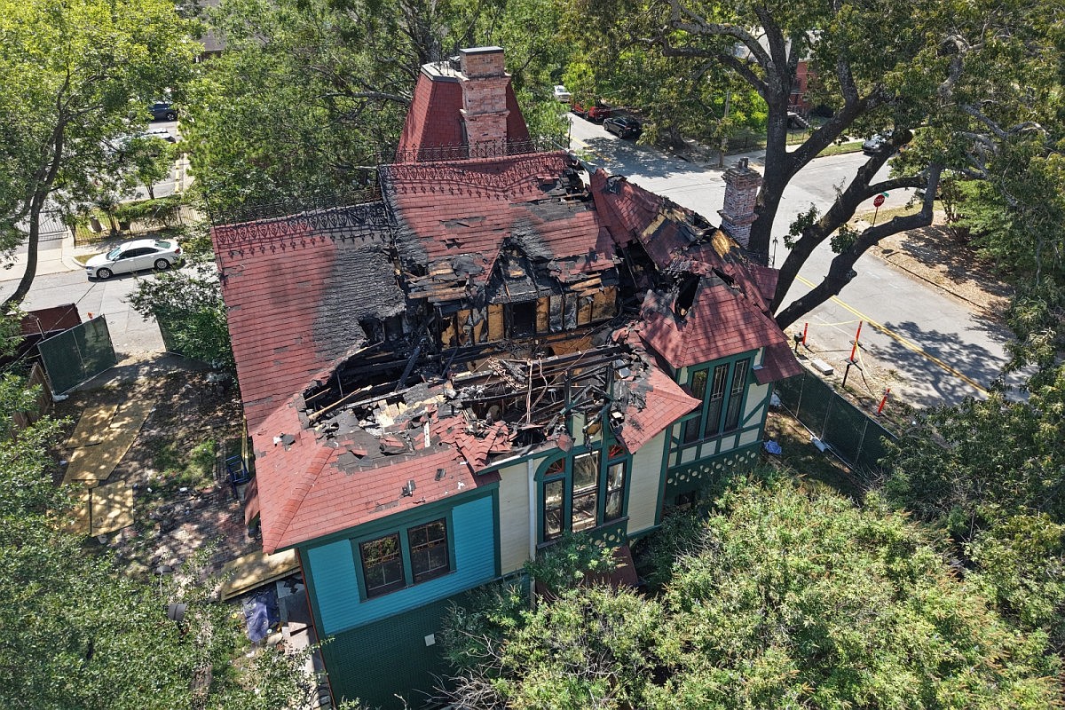 140-year-old Little Rock home faces uncertain future after lightning strike, fire, water damage | Arkansas Democrat Gazette