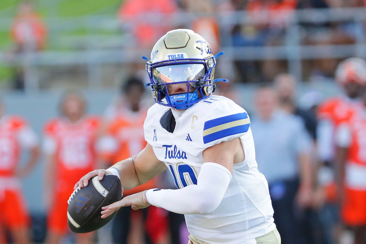 Tulsa QB Baylor Hayes doubtful for game at Arkansas football