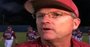 Arkansas Coach Dave Van Horn talks with reporters Saturday after the Razorbacks' 3-2 loss to Ole Miss, which tied the three-game series and set up a rubber game for the series win Sunday.