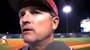 Arkansas came up with seven hits but were unable to come up with a run in a 2-0 loss to Vanderbilt in the first round of the SEC Tournament. Arkansas Coach Dave Van Horn and second baseman Bo Bigham, who had three hits, react and look forward to its elimination game against Florida.