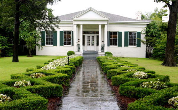 Curran Hall is one of the oldest homes still standing in Little Rock, built in 1840. It is filled with period antiques and beautiful gardens. It is also known for having ghosts that make themselves known from time to time. One 
encounter was caught on tape.  