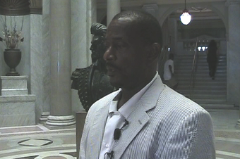 The father of accused soldier killer Abdulhakim Muhammad is upset with the handling of his son's capital murder case.
