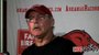 Arkansas defensive coordinator Willy Robinson meets with the media Wednesday after practice at Razorback Stadium.