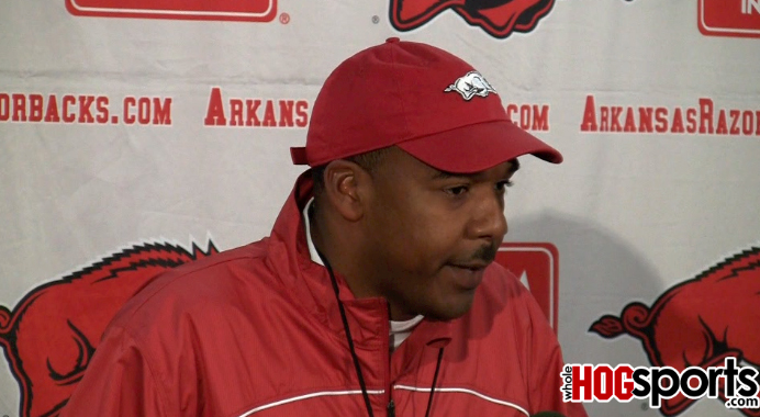 Arkansas offensive coordinator Garrick McGee previews the Razorbacks' game with Vanderbilt. 