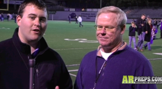 Matt Jones and Richard Davenport of the Arkansas Democrat-Gazette recap Springdale Har-Ber's 55-51 win over Fayetteville at Harmon Field. The Wildcats won on a 92-yard kickoff return by Shawn Sayarinh with 3 seconds remaining. 