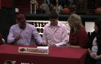 Jonesboro Westside power forward commits to Razorbacks in front of crowd of supporters