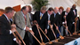 Officials turned ceremonial dirt for a decade-long project to upgrade and expand the Little Rock National Airport.