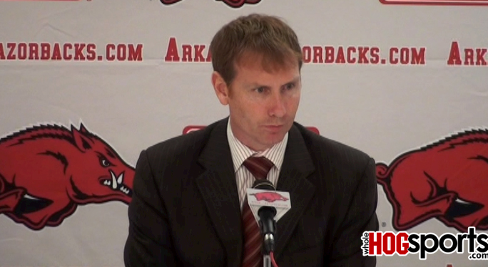 Arkansas coach John Pelphrey previews the Razorbacks' season-opener against Grambling State. 