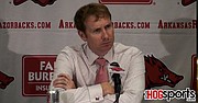 Arkansas coach John Pelphrey recaps his team's 70-65 overtime loss to Alabama-Birmingham at Verizon Arena in North Little Rock.