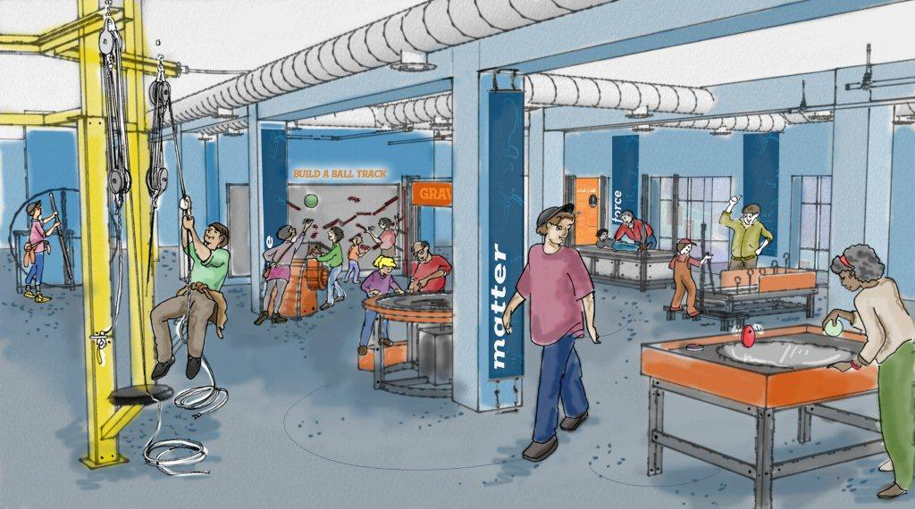 The Museum of Discovery announced plans for a major renovation at a ceremony Wednesday marking the beginning of construction.