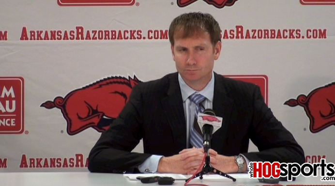 Arkansas coach John Pelphrey previews his team's upcoming game against Texas Southern. 