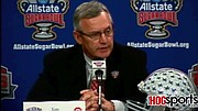 Ohio State coach Jim Tressel previews the Buckeyes' Sugar Bowl game against Arkansas.
