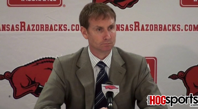 Arkansas coach John Pelphrey previews his team's upcoming Southeastern Conference opener against Tennessee. 