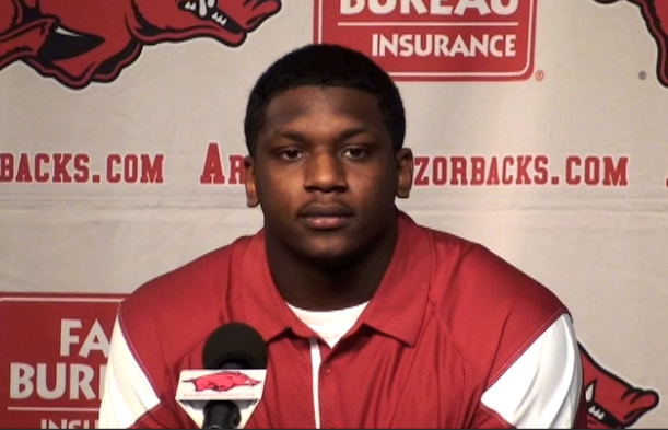 Arkansas Defensive End Tenarius Wright talks about the 2010 season and the expectations for 2011.