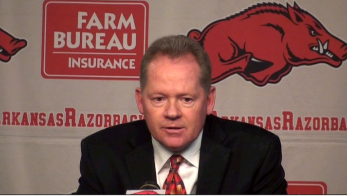 Arkansas coach Bobby Petrino talks about the Razorbacks' 2011 signing class.
