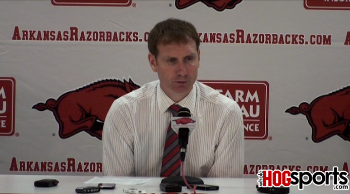 Arkansas coach John Pelphrey recaps his team's 69-60 loss to Ole Miss.