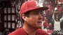 Arkansas hitting coach Todd Butler talks during the Razorbacks&#x27; baseball media day on Monday. 