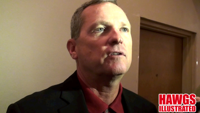 Arkansas coach Dave Van Horn previews the Razorbacks' upcoming series at San Diego State Monday following the Swatters Club meeting in Fayetteville. 
