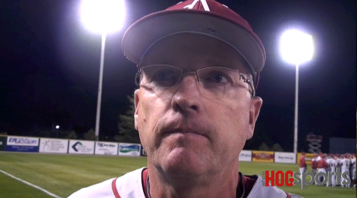 Arkansas coach Dave Van Horn recaps the Razorbacks' 6-5 win over Oral Roberts Tuesday night at J.L. Johnson Stadium in Tulsa. 