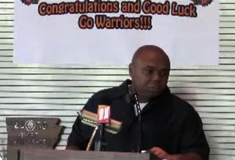After leading Little Rock Hall to the Class 7A state title as the interim head coach last season, Jon Coleman was introduced as the full-fledged head coach of the Warriors boys basketball program at a press conference at Cirks Arena on the campus of Hall High School on Tuesday afternoon. Coleman took over for long-time coach George Cirks, who retired prior to the beginning of last season.