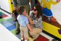 Parents dropped off their 4-year-olds for their first day of school ever Monday as class began at the Fair Park Early Childhood Center.