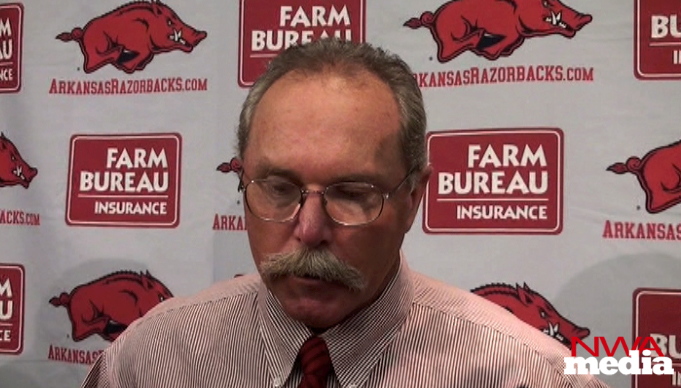 Arkansas defensive coordinator Willy Robinson recaps the Razorbacks' 51-7 win over Missouri State Saturday. 