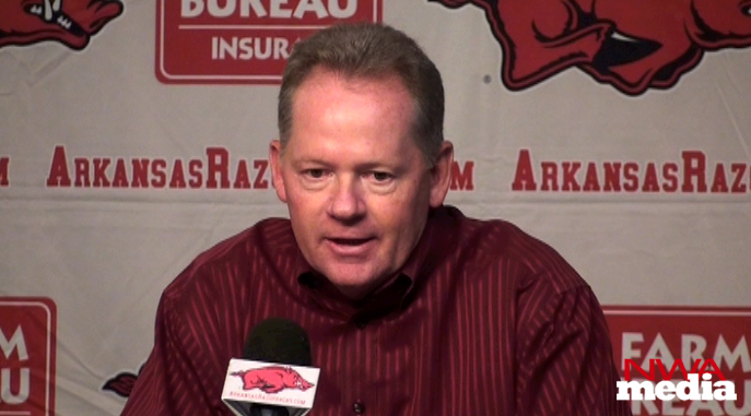 Highlights from Arkansas coach Bobby Petrino's Monday press conference recapping the Razorbacks' win over Missouri State and previewing the upcoming game against New Mexico in Little Rock. 