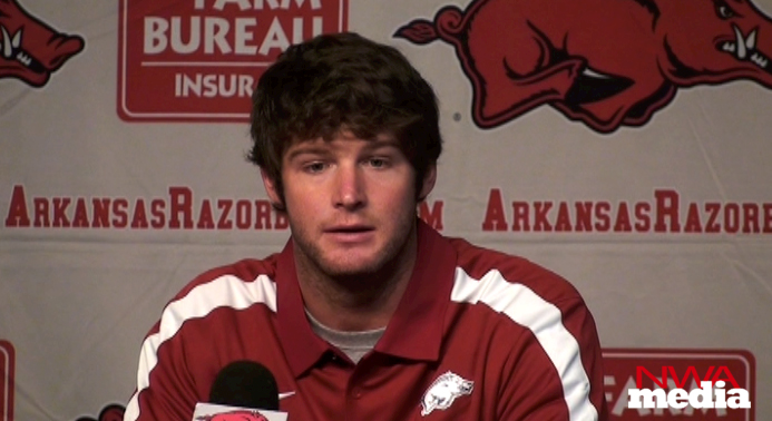 Highlights from Arkansas quarterback Tyler Wilson's Monday press conference recapping the Razorbacks' win over Missouri State and previewing the upcoming game against New Mexico in Little Rock. 