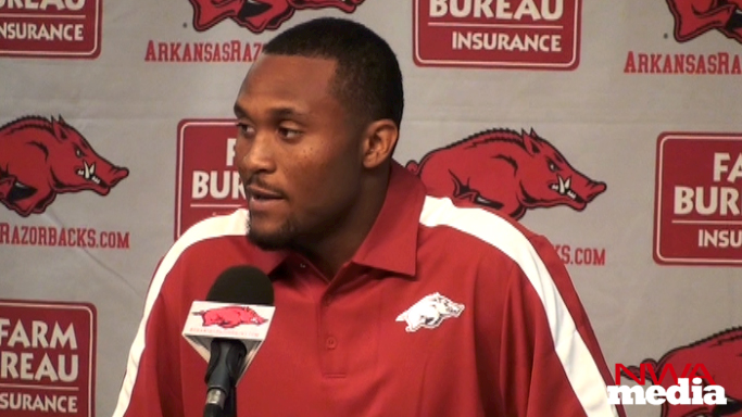Arkansas wide receiver Jarius Wright looks back at the Razorbacks' 38-14 loss to Alabama and looks ahead to the upcoming game against Texas A&M. 