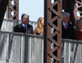 President Bill Clinton was on hand Friday to dedicate the pedestrian bridge outside his presidential library.