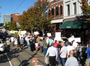 Protesters with Occupy Little Rock marched through downtown Saturday morning.